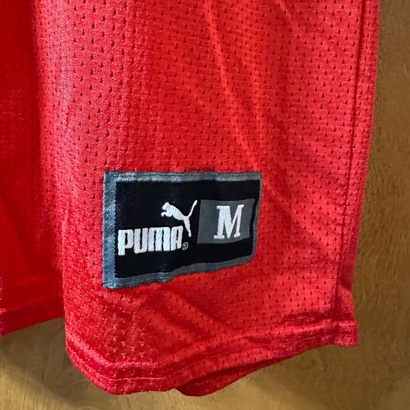 Puma Eddie George Tennessee Titans Red Football Jersey Mens Size Medium - Picture 3 of 3